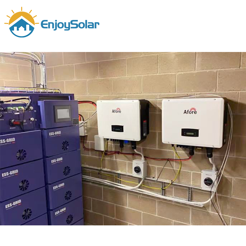 Enjoy Solar High Efficiency 400V 30kw 40kw 50kw 60kw Grid-Tie Solar Power Inverter for Commercial Roof/Ground Solar Energy Solutions