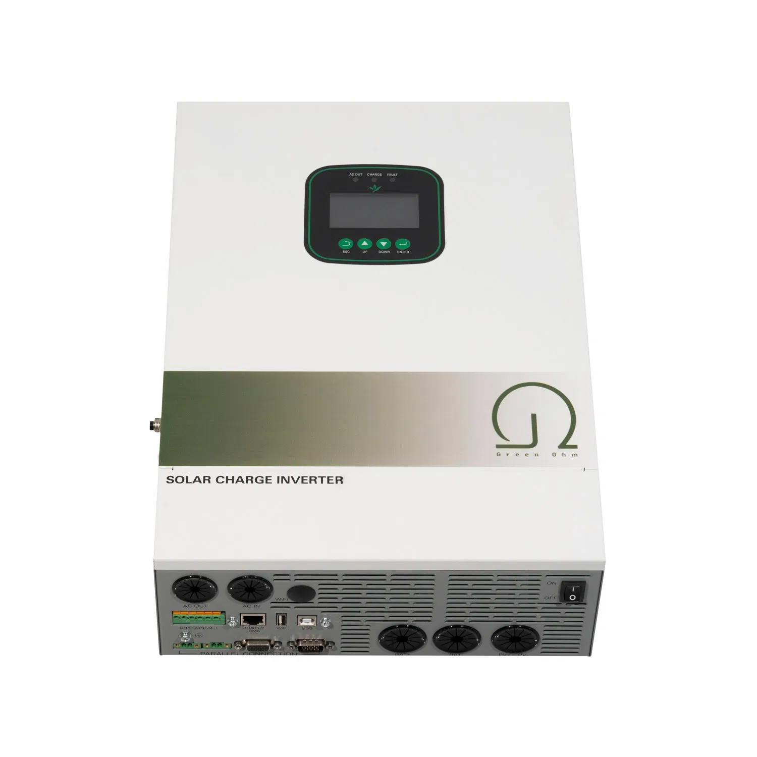 6kw Single Phase Grid-Tie Solar Inverter with 2 Mpp Trackers, Cost-Effective