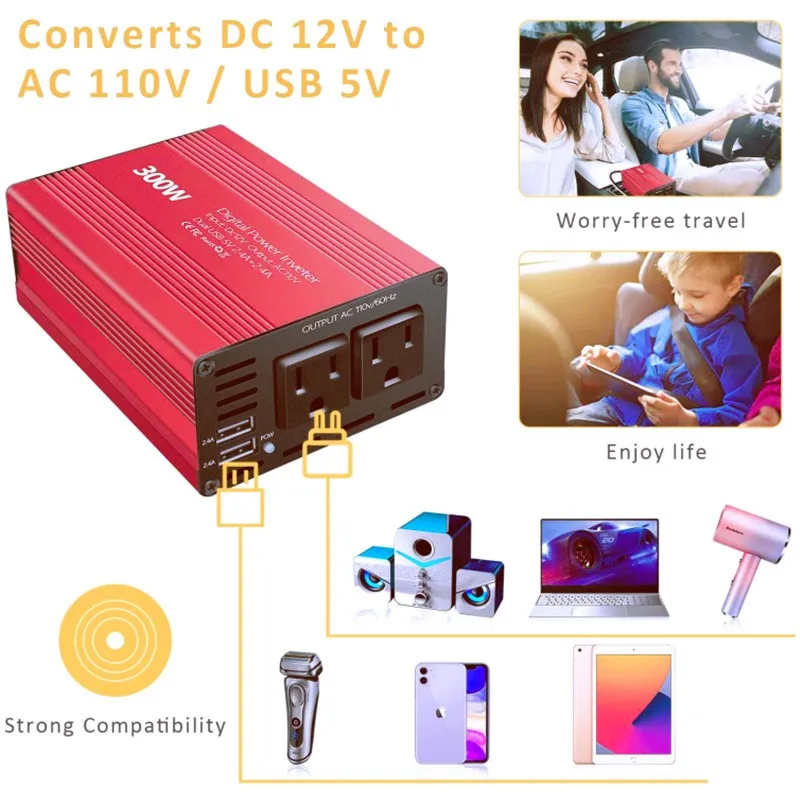 Car Power Adapter Ports