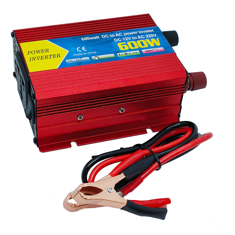 Portable Outdoor 200W 12V DC to 220V AC Car Solar Power Inverter