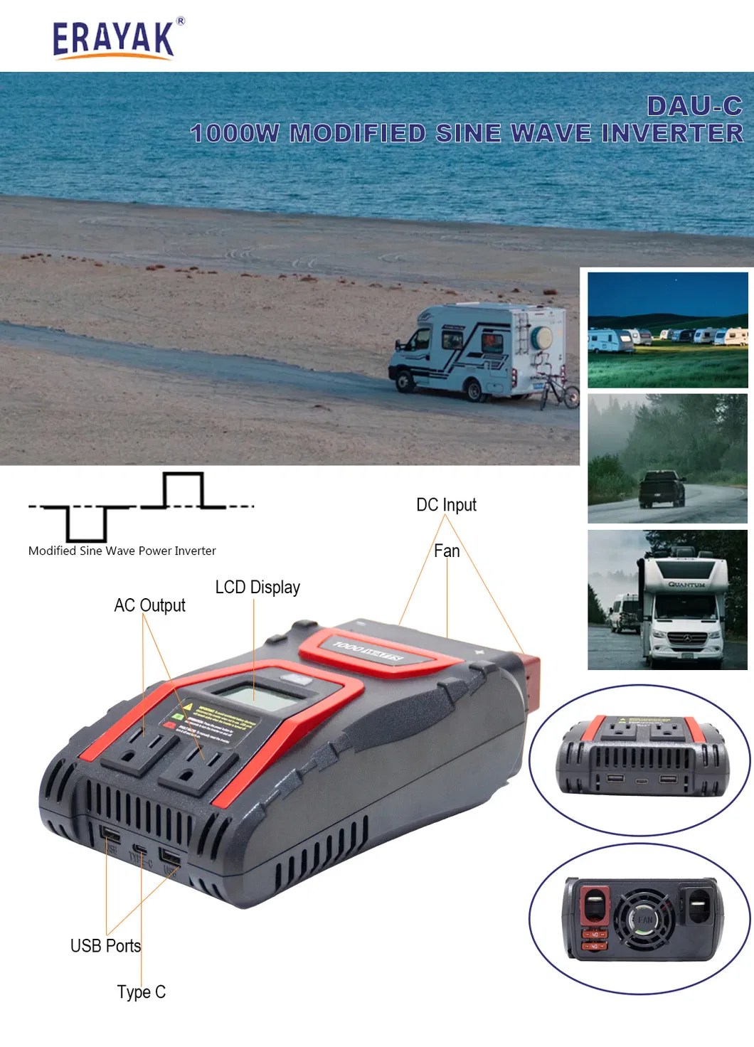 1000W Inverter Detail