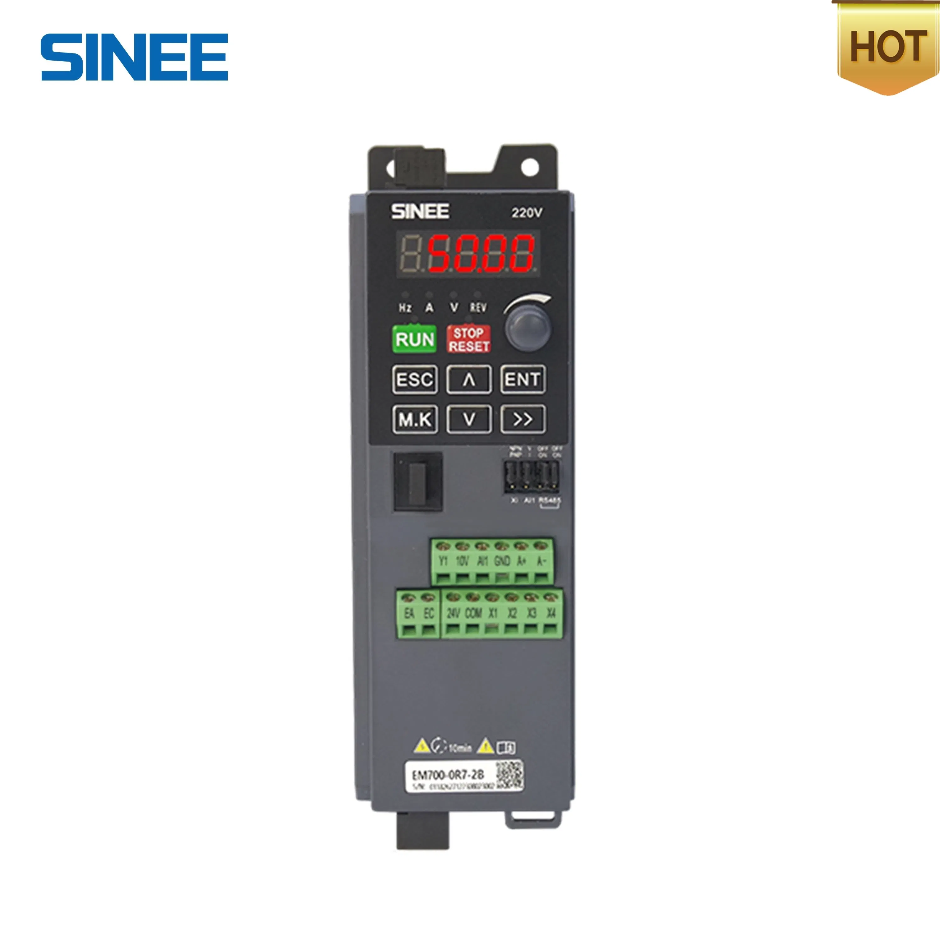 Low Voltage AC Drives VFD VSD Speed Controller Single Phase Frequency Inverter for Constant Pressure Water Supply Pump