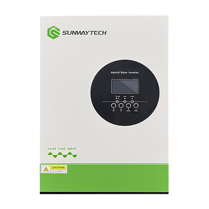 Sunway 5kVA MPPT 450VDC PV Input 220V 48V 5kw on off Grid Tie Hybrid Solar Inverter