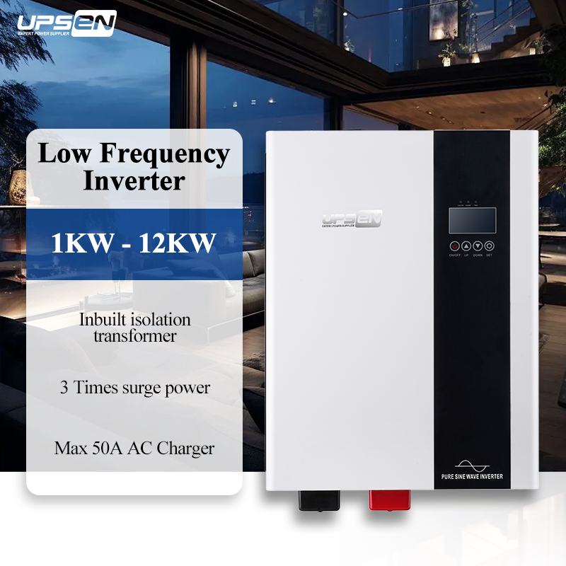 DC AC Low Frequency Power Inverter Charger 1kw 2kw 3kw 4kw 5kw 6kw with Toridal Transformer and WiFi for Home Air Conditioners Fridges Motors Tvs Bulbs etc