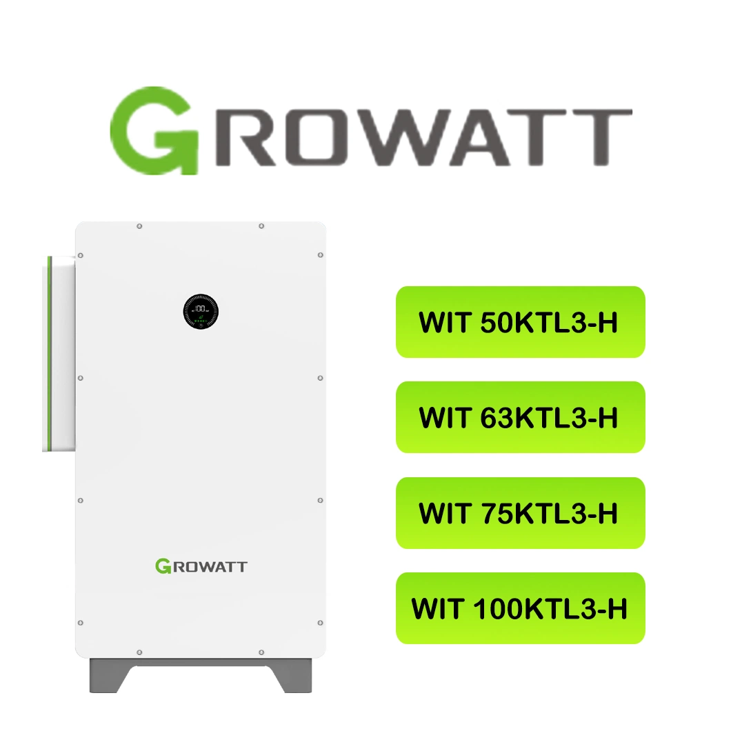 Growatt Wit 75ktl3-H Wit 75ktl3-H-Ep MPPT on Grid Commercial &amp; Industrial PV Solar Power AC-Coupled Inverters Price