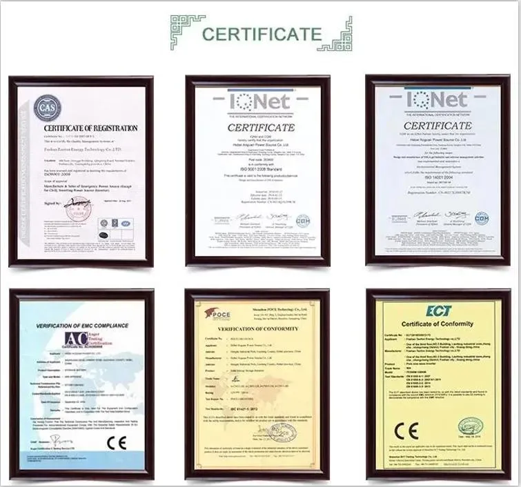 Certifications
