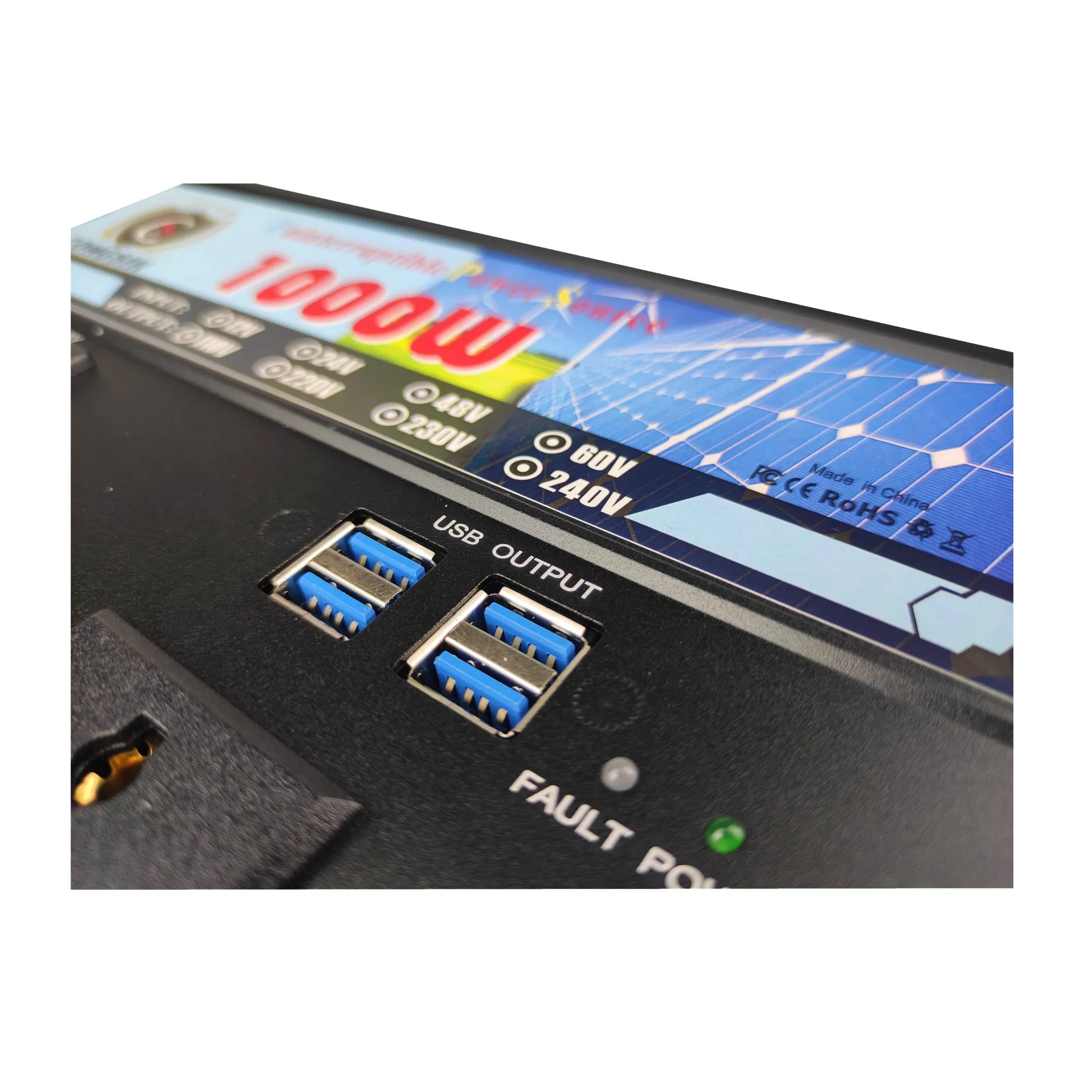 Best Quality 1000W UPS Modified Sine Wave Inverter with 4 USB and 3 AC Optional Sockct