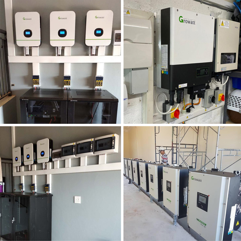 2077 Growatt High Efficiency 5kw on&off-Grid PV Inverter Household Solar Power Plant