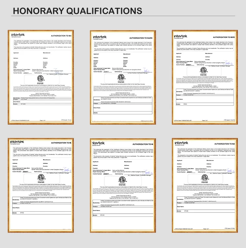 Honorary Qualifications