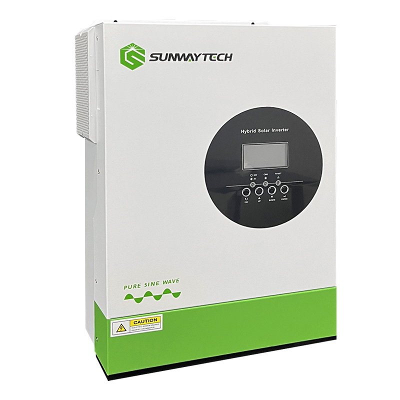 Sunway 5kVA MPPT 450VDC PV Input 220V 48V 5kw on off Grid Tie Hybrid Solar Inverter
