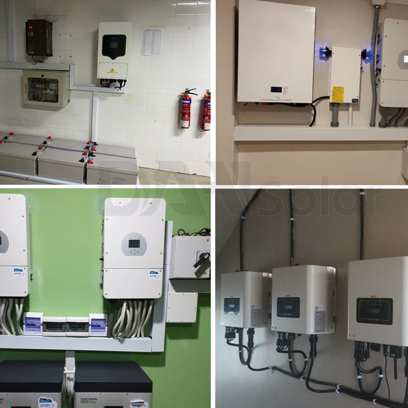 Deye Growatt Solis Solar Inverter Grid Tie Hybrid Inverter 5kw 8kw10kw Single / Three Phase Price