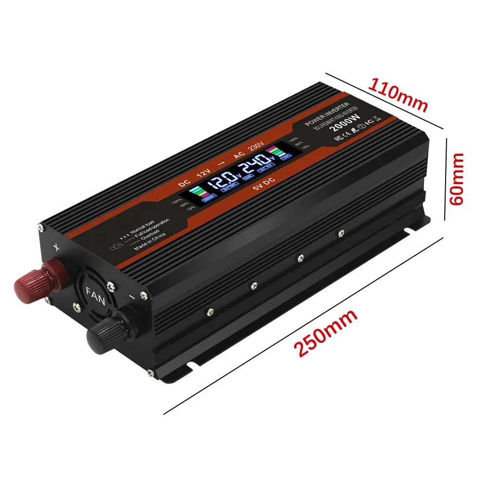 Power Inverters 12V to 220V 230V 240V 800W 1600W 2000W 3000W Modified Sine Wave Inverter