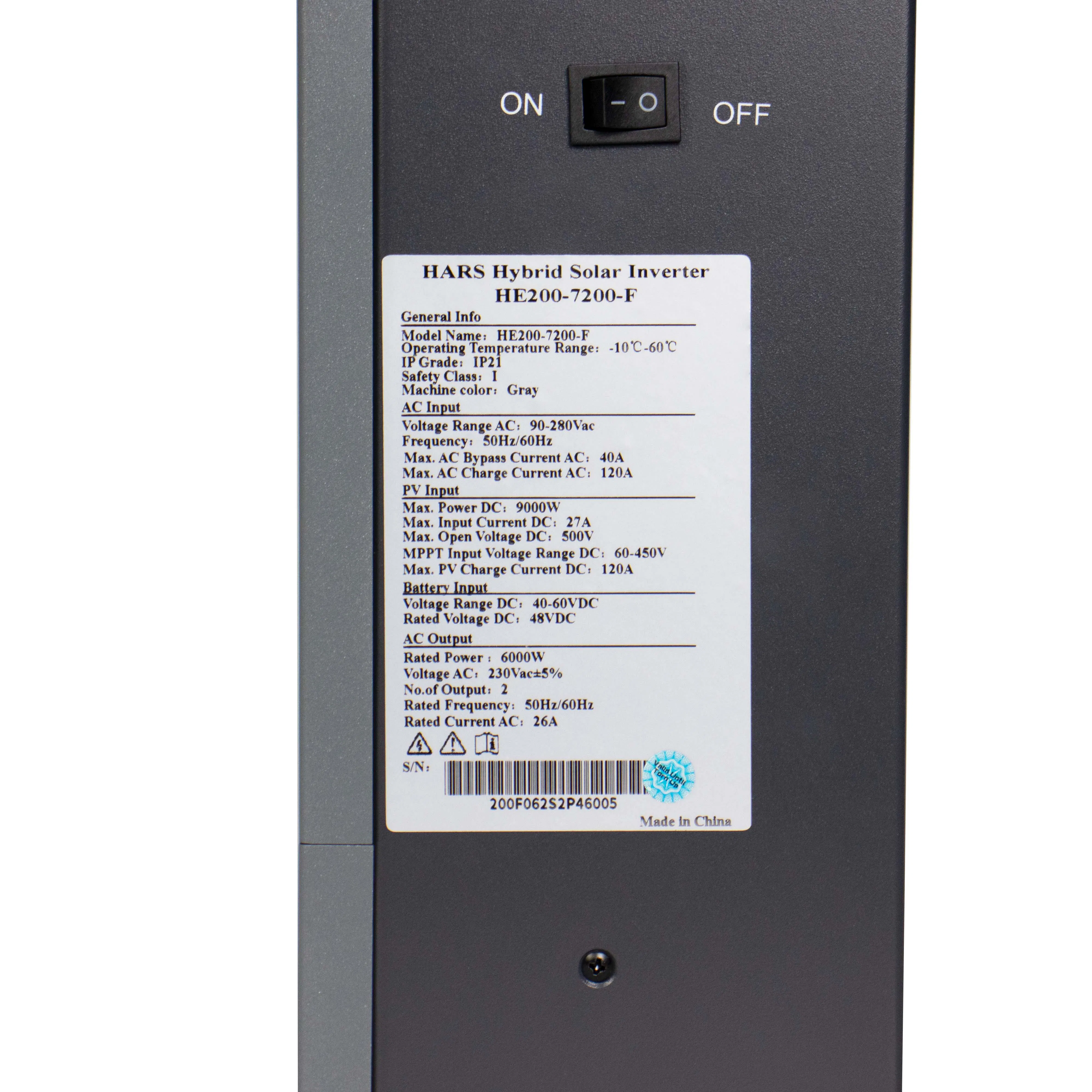 Smart 6200W Solar Inverter for Eco-Friendly Energy Solutions