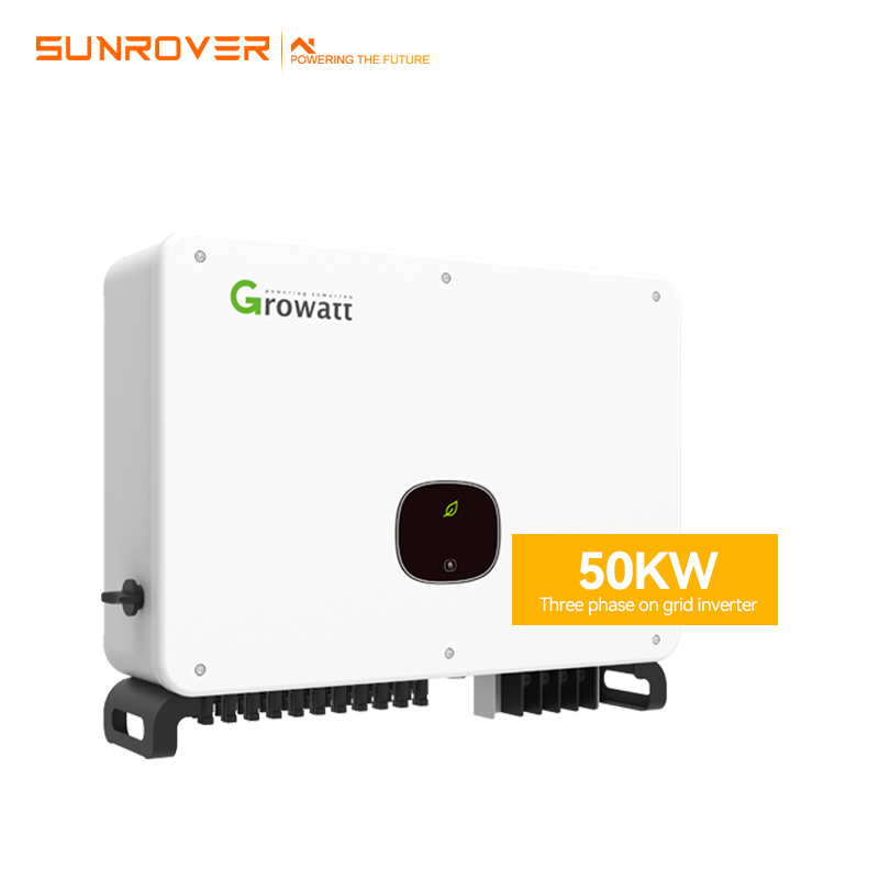 Growatt on Grid Solar Inverter 50kw 80kw Grid Tie Inverter Three Phase Max 50-80ktl3-LV Commercial Inverters