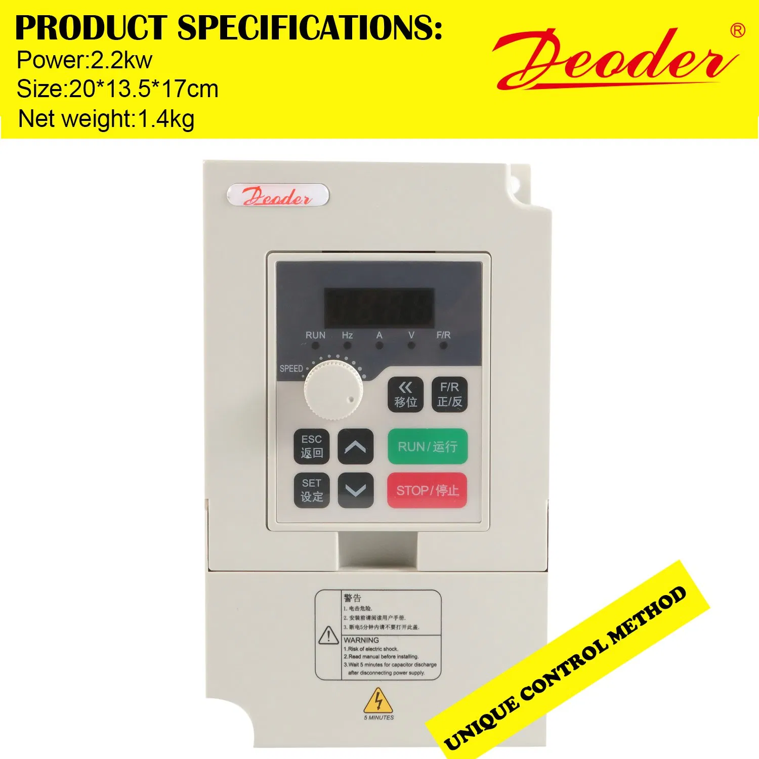 H100-2.2kw Series Low Power Three-Phase Cost-Effective Frequency Inverter Solution for Small to Medium-Sized Systems Frequency Converter Inverter