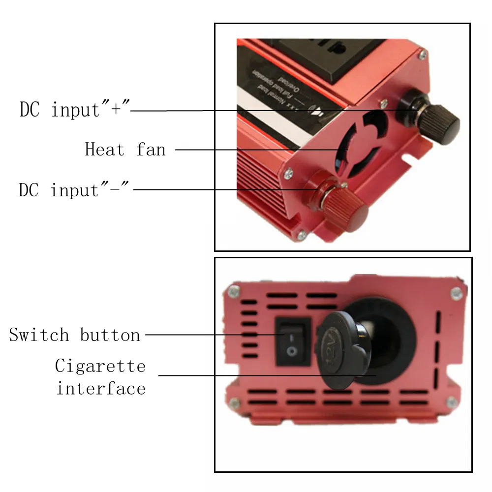 1500W Inverter Side View