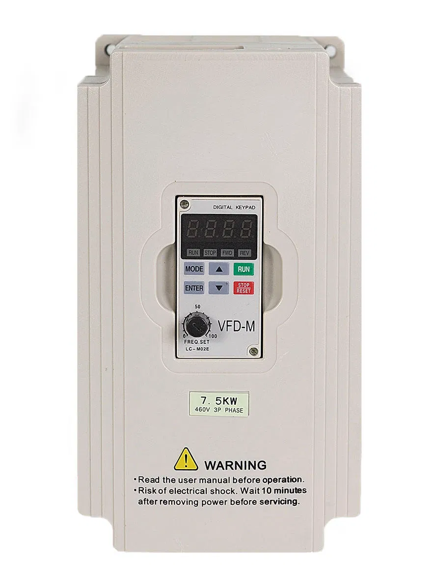 China Inverter Three Phase 7.5kw 380V Three in Three out VFD075m43A Delta AC Drive Inverter