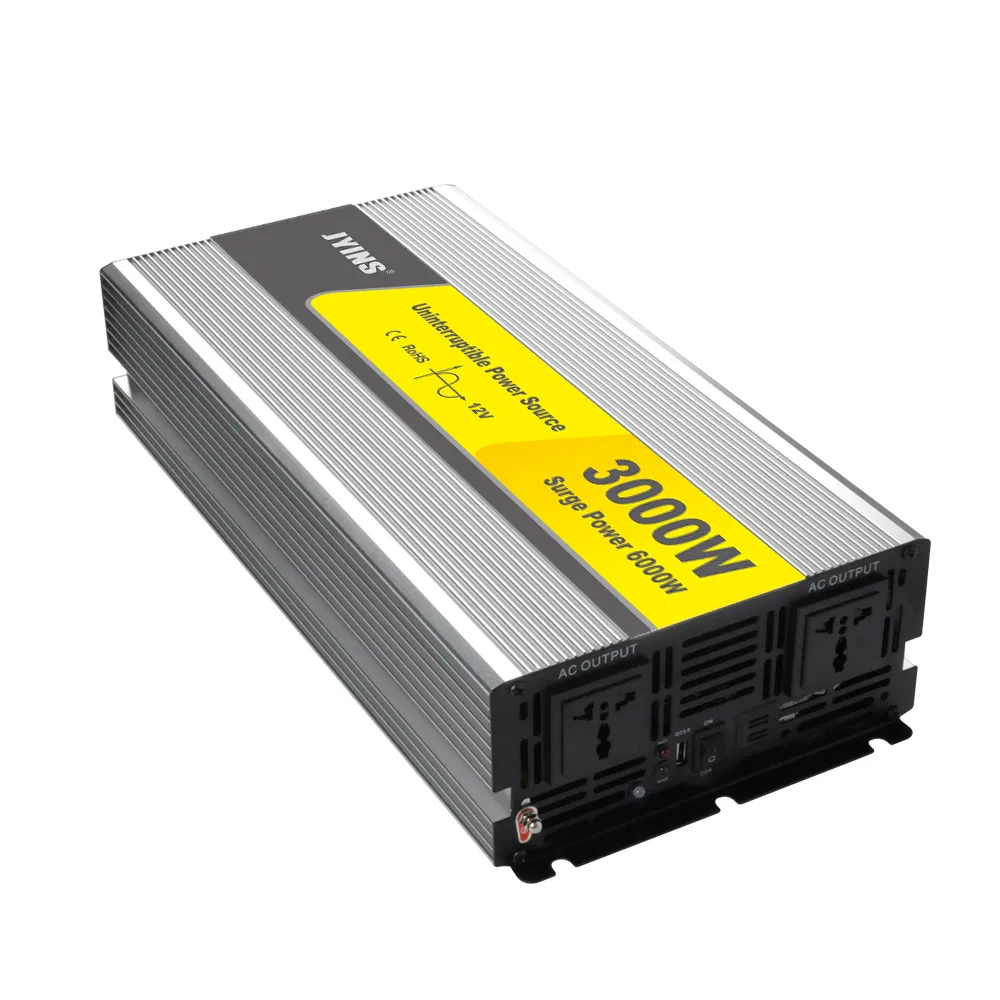 UPS 12V 3000W Pure Sine Wave Solar Power Inverter