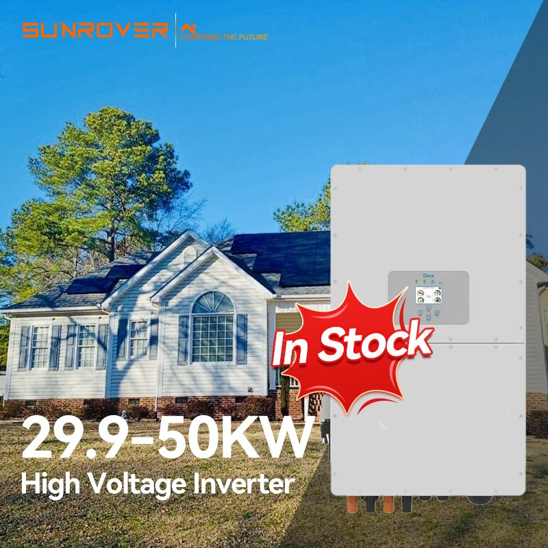 Three-Phase High Voltage Deye 30kw 40kw 50kw Energy Storage Inverter System