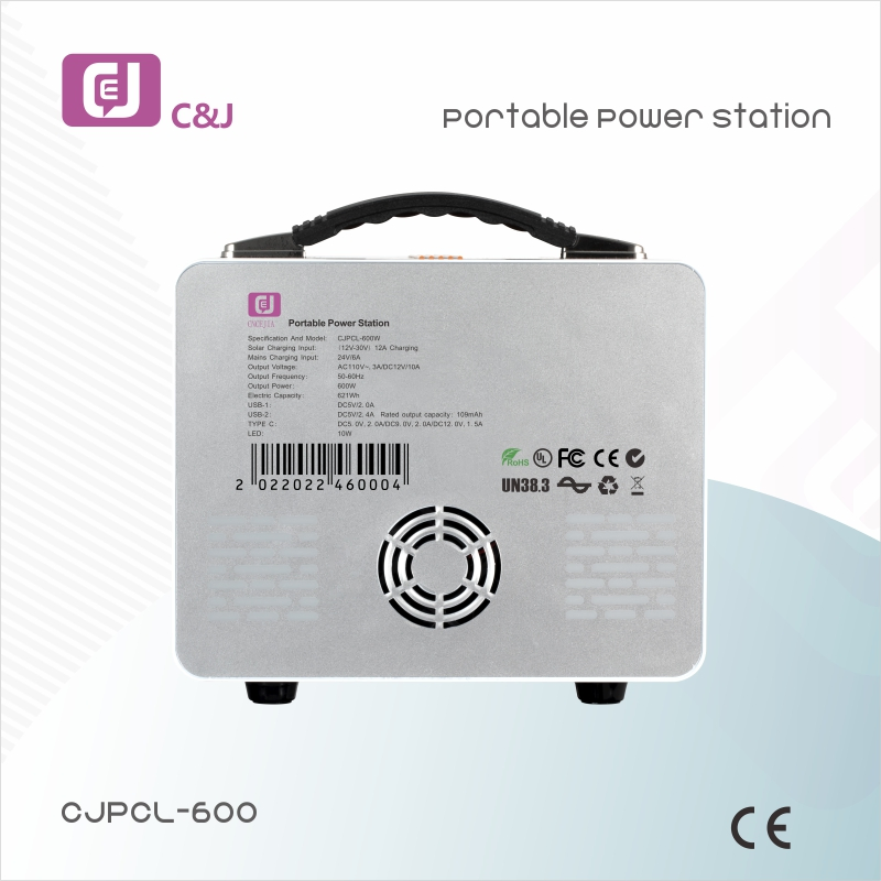 Discount Portable Power Bank Power Station Power Supply Pure Sine Wave Inverter Power Inverters (Cjpcl-600W)