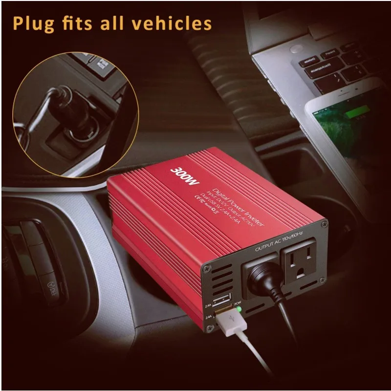 300W Car Inverter Detail View