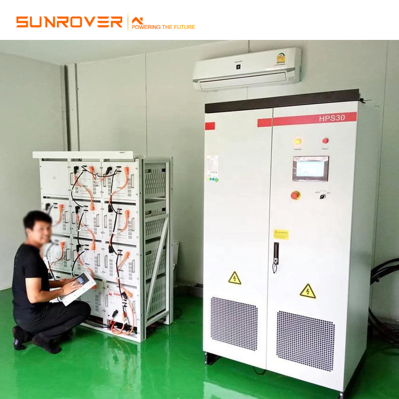380V 400V Panel Solar PV System Hybrid Power DC to AC Atess Inverter HPS50