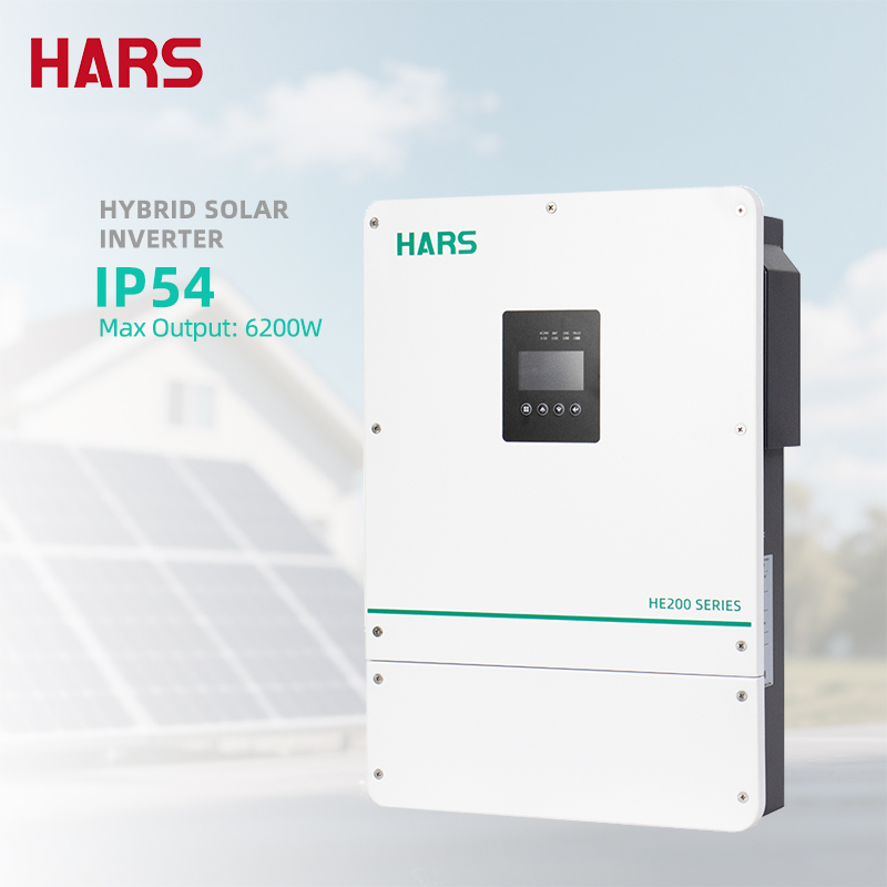 High-Efficiency 6200W Solar Inverter with Advanced Pure Sine Wave