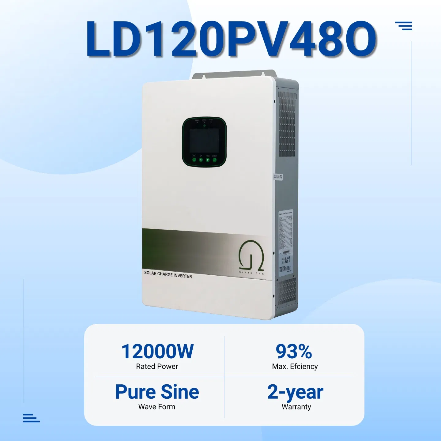 12kw Three Phase off-Grid Inverter for Commercial Solar and Energy Storage Project