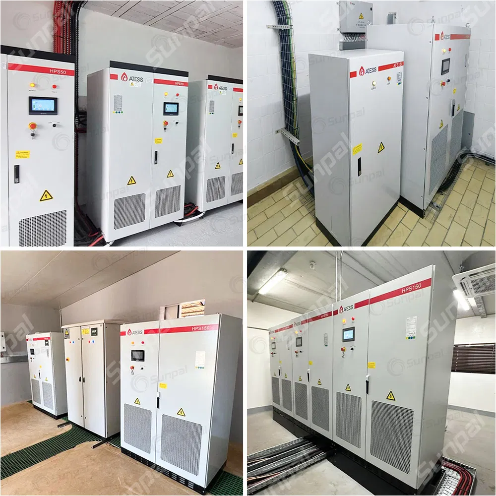 Atess Hybrid Solar Energy Inverter And Battery 300Kw 630Kw 1000Kw On Grid Off Grid Solar Industrial Inverter Ul Certificate