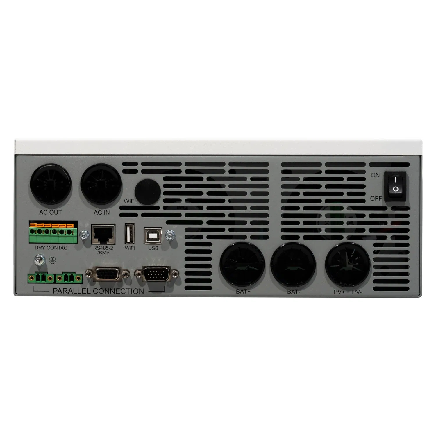 6kw Single Phase Grid-Tie Solar Inverter with 2 Mpp Trackers, Cost-Effective