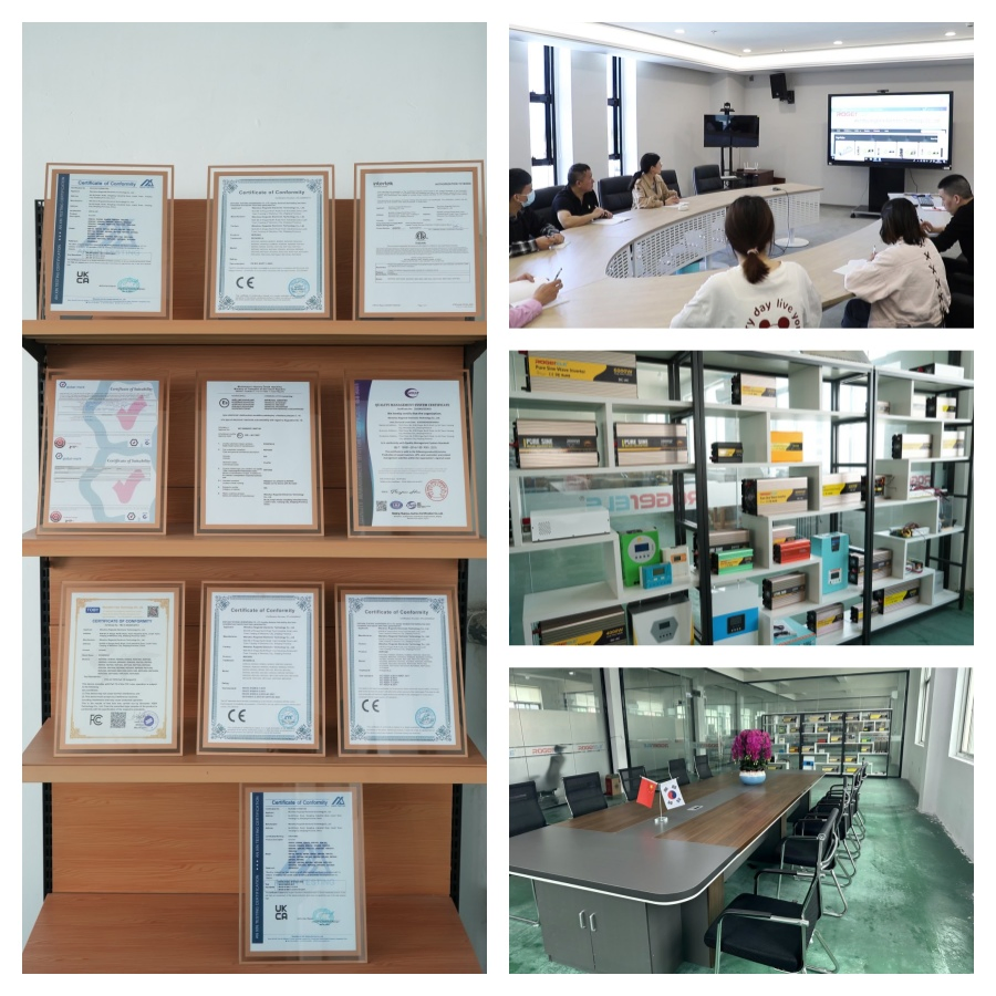 off-Grid High-Frequency Pure Sine Wave Inverter with Mobile APP Control, 2000W/2kw 2000 Watt 12V/24V/48V DC to AC 110V/120V 220V/230V Pure Sine Wave Solar Power