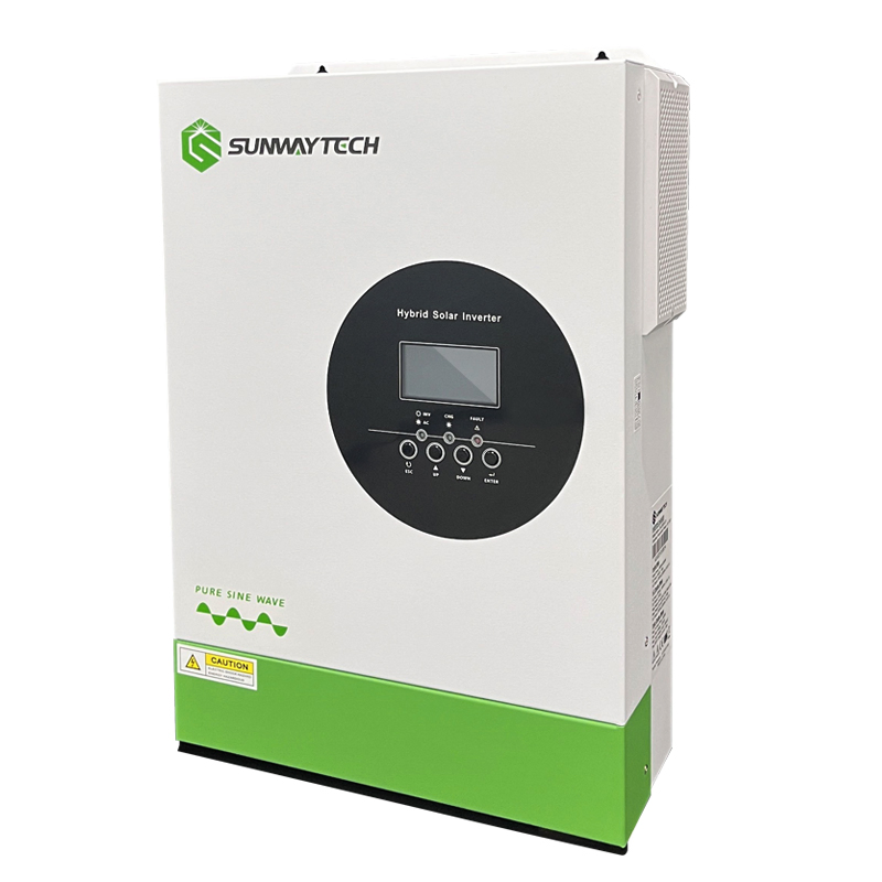Sunway 5kVA MPPT 450VDC PV Input 220V 48V 5kw on off Grid Tie Hybrid Solar Inverter
