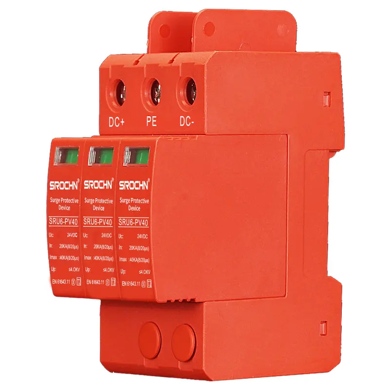 Wholesale 3P 24VDC T2 40kA Surge Protective Device for Low Voltage Systems Manufacturers, Supplier