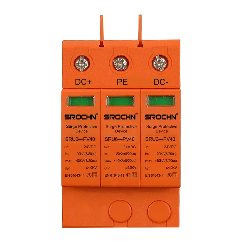 Wholesale 3P 24VDC T2 40kA Surge Protective Device 20kA SPD for Low Voltage DC System Protection Supplier, Suppliers