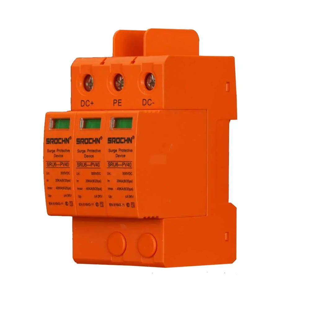 Wholesale 3P 500VDC T2 40kA Surge Protective Device 20kA SPD for Medium Voltage DC Systems Manufacturer, Factories