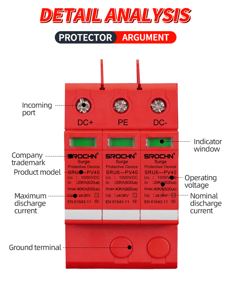 1000VDC T2 Surge Protective Device (4)