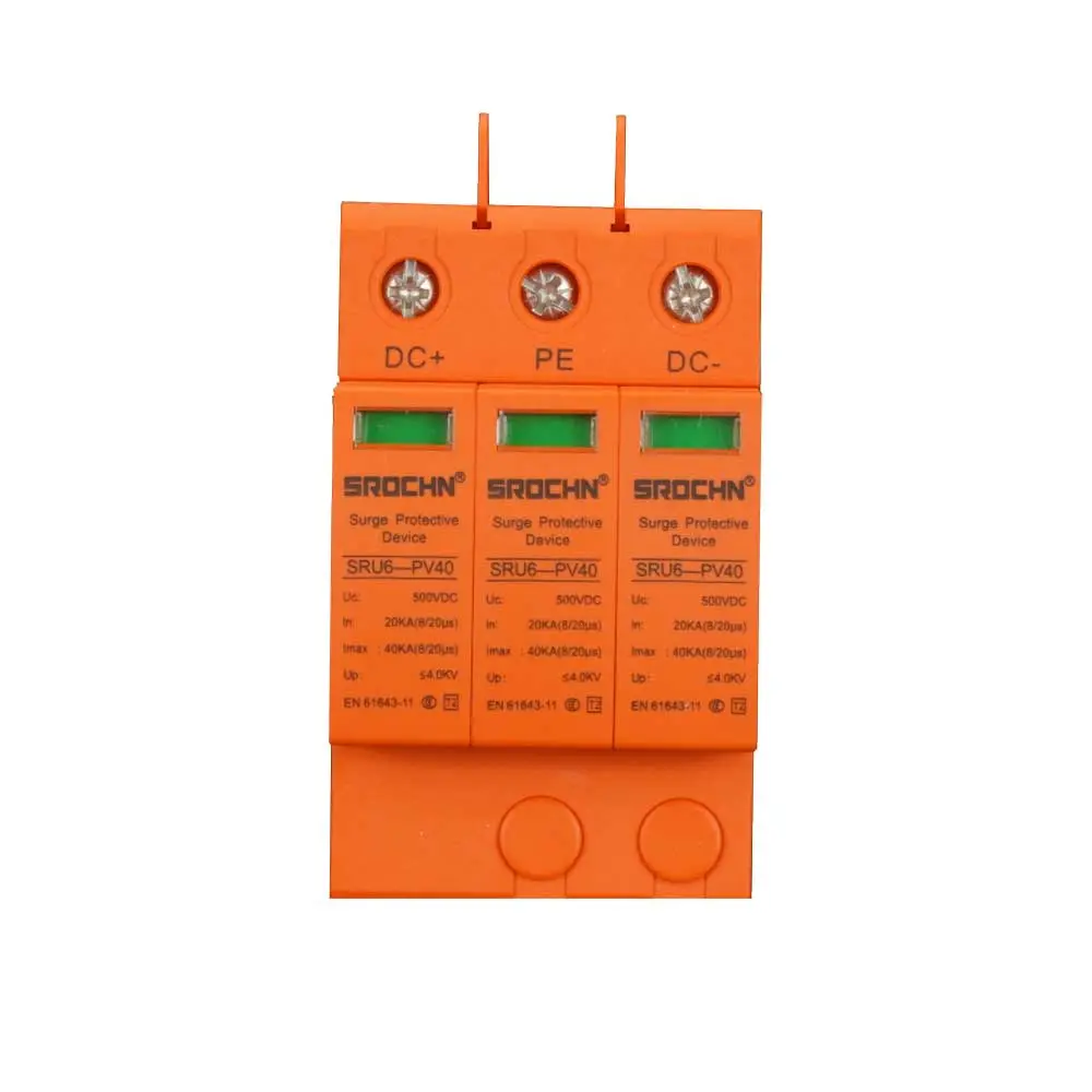 Wholesale 3P 500VDC T2 40kA Surge Protective Device 20kA SPD for Medium Voltage DC Systems Manufacturer, Factories