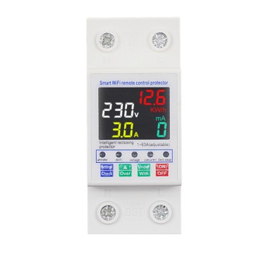 WiFi Intelligent Recloser smart circuit breaker with remote control via smartphone