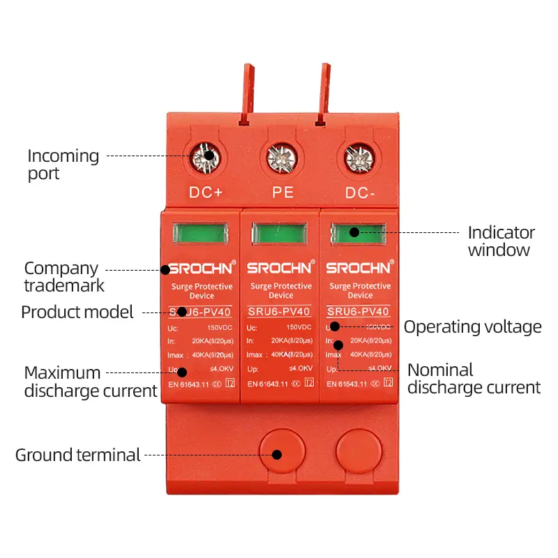 Wholesale 3P 150VDC T2 Surge Protective Device for Medium Voltage Applications Manufacturers, Supplier