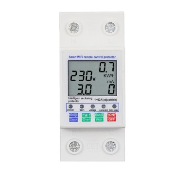 WiFi Intelligent Overvoltage Protector with overcurrent protection and self-setting