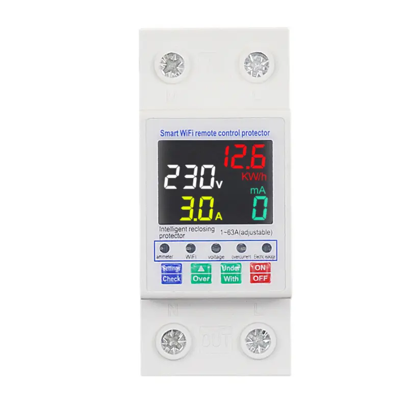 China WiFi Intelligent Reclosing 2P 1-63A Leakage Protection Switch Manufacturers, Factory