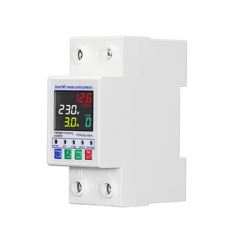 China WiFi Intelligent Reclosing 2P 1-63A Leakage Protection Switch Manufacturers, Factory