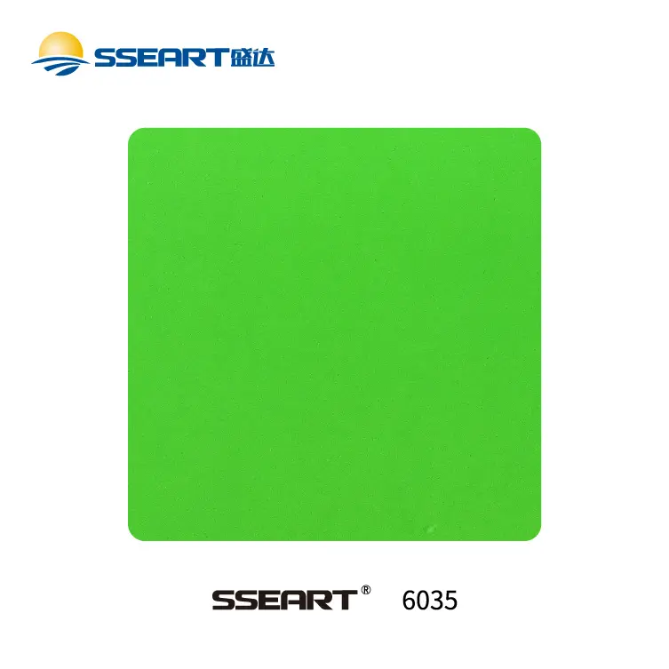 China Indoor High Bright Fluorescent Yellow Green Powder Coating Factory, Supplier