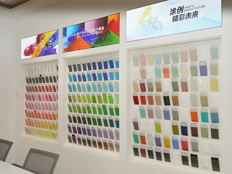 SSEART customer color selection process for custom powder coating orders