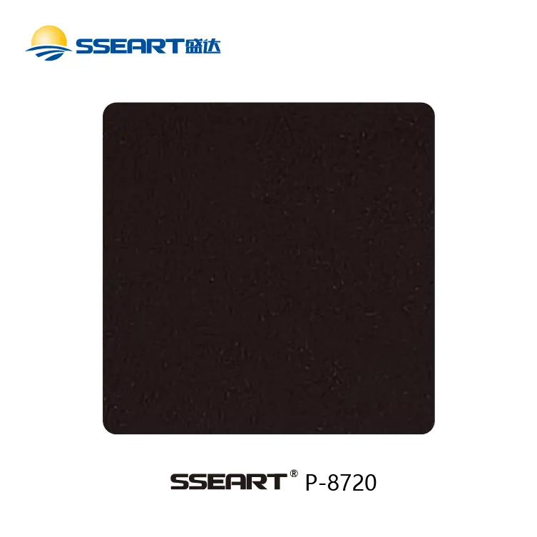 Custom Outdoor Sand Texture Brown Powder Coating Factories, Manufacturer