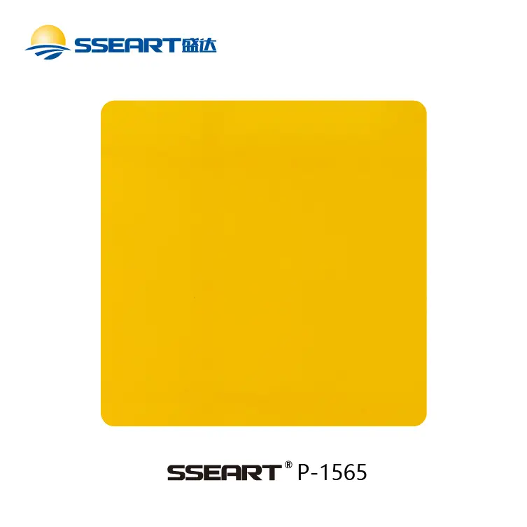 High-Quality Outdoor High Gloss Orange Yellow Powder Coating Manufacturer, Product