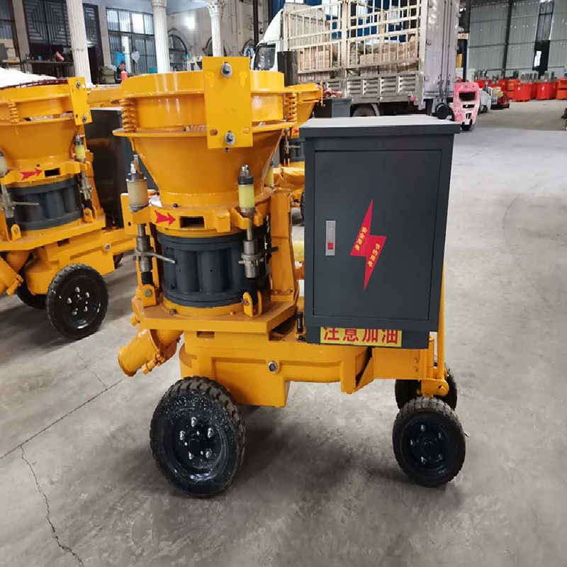 High-efficiency Dry Mix Concrete Spraying System Dry Shotcrete Sprayer for Interiors