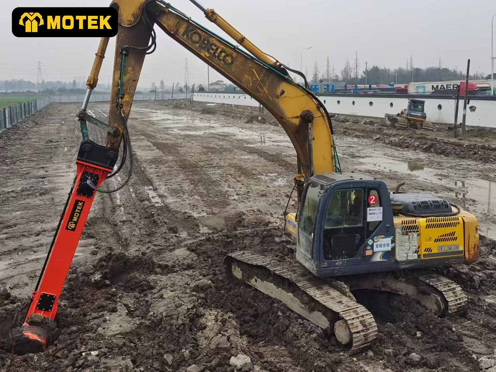 MOTEK Factory Power Construction Tools Deep Soil Mixing Machine Stabilized Soil Sludge Solidification Concrete Mixer