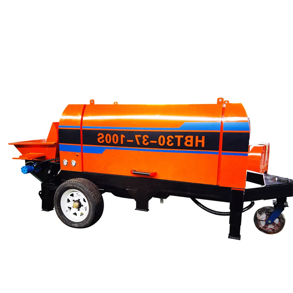 Concrete Wet Spraying Machine Truck Diesel Electric Trailer Mounted Mini Concrete Conveying Pumping Machine Cement Transfer Pump