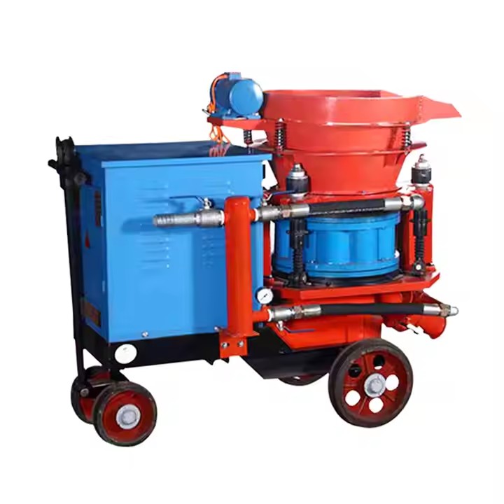 New Portable PZ5 Shotcrete Pump Gunite Machine Wet Dry Mix Concrete Gunite Machine